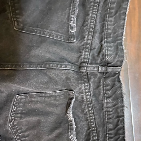 ASOS BLACK DENIM SHORTS - Picture 3 of 4